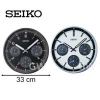 ราคา SEIKO CLOCKSไซโก้ พรายน้ำ วัดอุณหภูมิ ความชื้น นาฬิกาแขวน รุ่น QXA823 QXA823S QXA823K ขนาด 12.9 นิ้ว (43968779523)