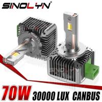 ราคา Sinolyn หลอดไฟหน้ารถยนต์ LED D1S D2S D2R D3S D4S D4R D5S D8S สําหรับหลอดไฟ HID Canbus (14828755465)