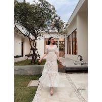 ราคา เดรสยาว เดรสลูกไม้ ปักทั้งชุด งานบุญ งานบวช งานป้าย si-am (23982213573)