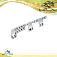 ราคา โลโก้ Logo "FIT" สี Chrome FIT Jazz Honda 4 ประตู ปี2015 - 2018 (9916414555)