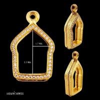 ราคา กรอบพระ ตลับพระขุนแผน ฝังเพชร หน้าทอง กรอบงานอิตาลี 1.7*2.3 (29991351949)
