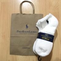 ราคา ถุงเท้าสีขาว Polo Ralph Lauren นำเข้า ของแท้จากอเมริกา (774356203)