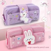 ราคา ตลับดินสอ กล่องดินสอ muji สินค้าใหม่กระเป๋าใส่ดินสอลายการ์ตูนความจุสูงสไตล์ ins กล่องดินสอแบบถอดได้สำหรับเด็กผู้หญิงนักเรียนประถมการค้าต่างประเทศ (48655625157)