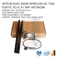 ราคา Intel® Dual Band Wireless-AC 7265 PCI-e x1 wifi network wireless lan + bluetooth v.4.2 dual band(ของใหม่มีการรับประกัน) (29750959834)