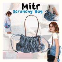 ราคา Mitr Scrunchy Bag กระเป๋า Mitr กระเป๋ายีนส์ กระเป๋าสะพายไหล่ ถอดสายได้ น้ำหนักเบา ใช้ง่าย Mitr(มิตร)Tote Bag (44318095194)