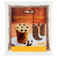 ราคา Tulip Dark/White Chocolate Chips ดาร์ก/ไวท์ช็อกโกแลตชิพ ขนาด 600/550g. (28476709635)