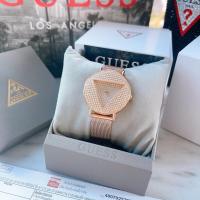 ราคา นาฬิกาผู้หญิงสายสเตนเลสสีโรสโกลด์GuessGW0477L3 (29308359507)