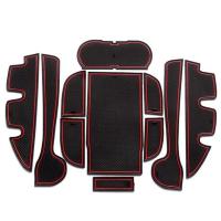 ราคา แผ่นรองช่องประตู แผ่นรองประตูภายใน/ถ้วยสําหรับ Toyota Camry อุปกรณ์เสริม 2012 2013 2014 2015 แผ่นกันลื่นสีแดง/สีฟ้า/สีขาวเสื่อโลโก้ (28544197079)