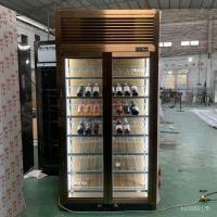 ราคา อุณหภูมิคงที่ตู้ไวน์ระดับไฮเอนด์อะคริลิแสงหรูหราแก้วไวน์เซลลาร์แสดงตู้ออกแบบสแตนเลสส่วนตัวตู้ไวน์สองประตู ล4CN (50854476585)