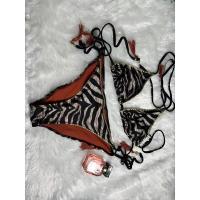 ราคา h&m bikini in zebra size 8 used like new (15167635299)
