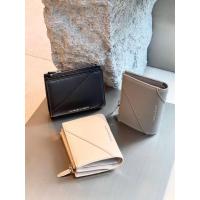 ราคา CK045 MINI FOLDING WALLET FREE BOX CK TRIN STITCH (47305917166)