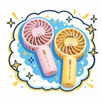 ราคา (พร้อมส่ง) ซื้อ 1 แถม 1 พัดลมพกพา Rico Finding UNICORN มือสอง (53653588253)