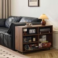 ราคา ตู้สไตล์กลางโบราณห้องนั่งเล่นห้องนอนด้านข้างโต๊ะกาแฟมือถือรถเข็นขนาดเล็กมัลติฟังก์ชั่เก็บชั้นวางของชั้นวางของ (44122785002)