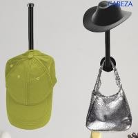 ราคา CABEZA ชั้นวางหมวก, เหล็กติดผนัง Cap Organizer, Multifunctional Self-Adhesive Nail-Free กระดาษสีดําม้วน Rack สําหรับเบสบอลหมวก (41628607929)