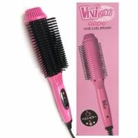 ราคา Vivi Girl Hair Curl Brush หวีแปรงไฟฟ้า 2in1 ยืดตรง ม้วนโรล ทำวอลลุ่ม (สีชมพู) (828748138)