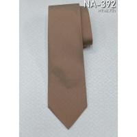 ราคา เนคไทผ้าไหมสีพื้น เนื้อเรียบ ขนาดกว้าง 2.7นิ้ว สีน้ำตาล รหัส NA-ST-NA-392 (28614369227)