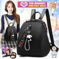 ราคา ☬▩TB FASHION กระเป๋าเป้สะพายหลัง กระเป๋าสะพายหลังผู้หญิง backpack women (Black) (7692427359)