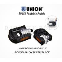ราคา บันไดจักยาน UNION แบบพับได้ แกนอลู แข็งแรง มีตัวให้กดเพื่อพับ พับง่าย (4875719037)