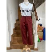 ราคา กางเกงโรเชพเก็บทรง 8 ส่วน size L เอว 28-30” สะโพก 35” เอวสูง กระเป๋าหน้า เป้ายาว 13.5” ความยาวกางเกง 33.5” (4641291879)
