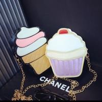 ราคา กระเป๋าแฟชั่น คัพเค้ก ไอติม โซ่สะพาย (2012754840)