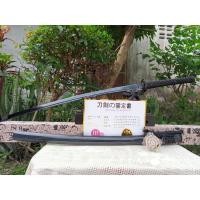 ราคา ดาบซามูไร คาตานะ เหล็กสปริง9260 ตีมือและลับคมด้วยมือ มาพร้อมใบเซอร์รับประกันใบดาบ,กล่องบุพผา,เหรียญตราแบรนด์ (8567116818)