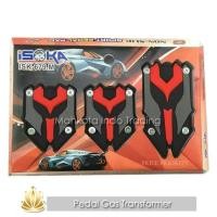 ราคา MERAH Red Transformer MANUAL Car GAS Pedal / Transformer Pedal Cover (43105708840)
