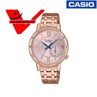 ราคา นาฬิกา Casio Sheen (ประกัน CMG) นาฬิกาข้อมือสตรี เรือนสแตนเลส สายสแตนเลส รุ่น SHE-3046PG-4A (7829350886)