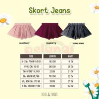 ราคา BOHOPNA SKORT JEANS|กระโปรงเด็กผู้หญิง|SKIRT PANTS (57605287008)