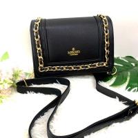ราคา กระเป๋าสะพาย Pawanno หน้าตาราง โซ่คาด ขนาด 8 นิ้ว ทรงกล่อง (27272828628)