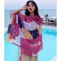ราคา ผ้าคลุมไหล่ ผ้าพันคอ ผืนใหญ่สีสวยๆ (40072115022)