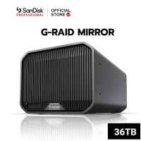 ราคา G-Raid Mirror 36TB Thunderbolt 3 External Hard Drive (SDPHH2H-036T-SBAAD) SanDisk Professional (25619263342)