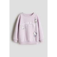 ราคา H&M(เอชแอนด์เอ็ม) เสื้อซุ้มพิมพ์ลาย Girls Printed sweatshirt 1267711_4 (40260687282)
