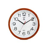 ราคา นาฬิกาแขวนผนังตราสมอ King Time รุ่น 009 เดินเรียบ Auto เสียงเงียบ นาฬิกาแขวนตราสมอแท้ ขนาด 12"×12" ตัวเลขนูน (6554065674)