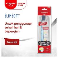 ราคา คอลเกต ชุดเดินทาง - คอลเกต สลิมซอฟท์ ชาร์โคล แปรงสีฟัน + ยาสีฟันคอลเกต โททอล ชาร์โคล 35ก (47753729133)