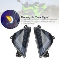 ราคา ไฟเลี้ยวหน้า LED สำหรับ kawasaki ninja 300 400 650 zx-6r zx-4rr 2013+ สีดำ (28930781132)