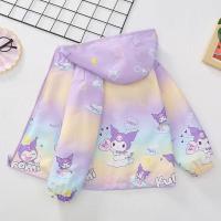 ราคา แจ็คเก็ต-gradient สีจาก Sanrio สำหรับฤดูใบไม้ผลิและใบไม้ร่วง เด็กผู้หญิง Kuromi ขนาด 4-12 ขวบ (50702193099)