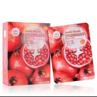 ราคา 3D มาร์หน้าเเผ่นทับทิม EAST-SKIN Double Vitamin C POMEGRANATE NATURAL NURISHING FACIAL MASK Belov แผ่นละ15- (7751172452)