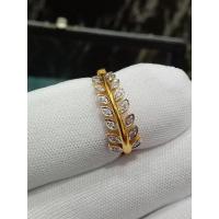 ราคา แหวนเพชรแท้ทองแท้ใบมะกอก (9840343136)