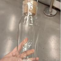 ราคา IKEA แท้ค่ะ ขายถูกมากๆ ขวดแก้ว ขวดน้ำมีจุกอุด แก้วใส ไม้ก๊อก ขนาด 0.5 ลิตร อิเกีย (1509758081)