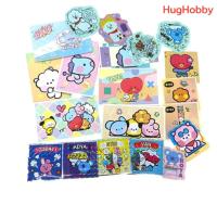 ราคา [ขายเหมา 20 ชิ้น] มือ2 สติกเกอร์ LINE FRIENDS - BT21 คละแบบ งานแท้จากญี่ปุ่น (29280605077)