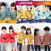 ราคา [100-150][Lamoda]KAORI ชุดนอนเด็ก Top+กางเกง Baju Tidur Budak ชุดนอนเด็ก ชุดนอนผ้าฝ้าย Budak Perempuan Lelaki (57256103568)