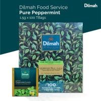 ราคา Dilmah Food Service ชาเปเปอร์มิ้นต์ (Pure Peppermint) ชาซอง 1.5g x 100 Tea Bags (55105762425)