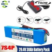 ราคา ✿29V 7S4P 18650แบตเตอรี่30Ah ชาร์จแบตเตอรี่ลิเธียมไอออน29.4V เครื่องชาร์จ (29160749758)