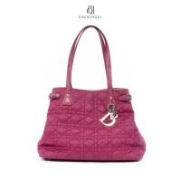 ราคา [ของแท้] DIOR CANNAGE MEDIUM PINK LAMB SHW มีใบรับประกัน ตรวจสอบได้ทุกใบ ✅ (44008984664)