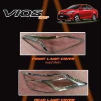 ราคา ครอบไฟหน้า - ไฟท้ายโครเมี่ยมแท้ สินค้าตรงรุ่น Vios 2017 (1228731587)