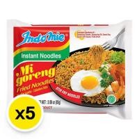 ราคา <<อร่อยต้องลอง>> หมี่โกเรง บะหมี่แห้งโกเรง Indo mie [แพ็ค5ซอง] บะหมี่แห้งกึ่งสำเร็จรูป Mo goreng Indomie(อินโดหมี่) (28824768581)