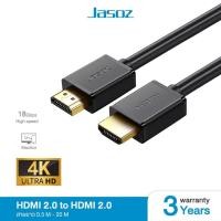 ราคา Jasoz สาย HDMI 2.0 to HDMI 2.0 ความละเอียดสูง 4K 18Gbps ความยาว 0.5-10 เมตร ส่งสัญญาณเสถียรและมีคุณภาพสูง (28070653534)