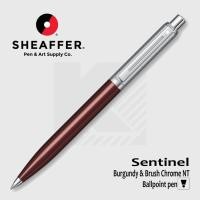 ราคา ปากกาลูกลื่น Sheaffer Sentinel 321 BP 0.7มม. Chrome / Burgundy (880274254)