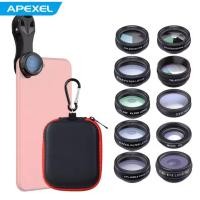 ราคา APEXEL DG10เลนส์กล้องชุด10 In 1 Fisheye Wide Macro 10xกล้องโทรทรรศน์Star Filter CPLเลนส์สำหรับสมาร์ทโฟน (42501756554)
