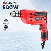 ราคา Mitsushi สว่านไฟฟ้า 500W สว่านกระแทก ปรับรอบซ้าย-ขวา สว่าน เจาะปูน เหล็ก ไม้ได้ แรงดี (25711943316)